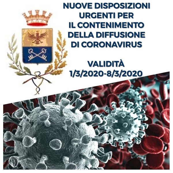 AGGIORNAMENTI CORONAVIRUS